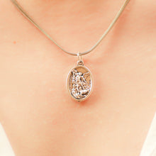 Load image into Gallery viewer, 20" St. Michael & Guardian Angel Necklace