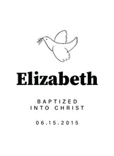 Load image into Gallery viewer, Hinged Baptism Rosary Box