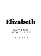 Load image into Gallery viewer, Hinged Baptism Rosary Box