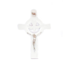 Load image into Gallery viewer, Holy Spirit Cross with Metal Corpus