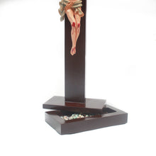 Load image into Gallery viewer, Standing Rosary Case Crucifix