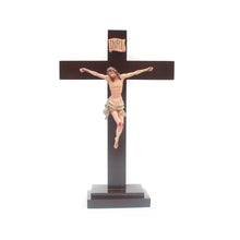 Load image into Gallery viewer, Standing Rosary Case Crucifix