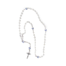 Load image into Gallery viewer, Don Bosco & Mt. Carmel Fresh Water Pearl Rosary (Small)