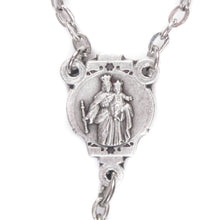Load image into Gallery viewer, Don Bosco & Mt. Carmel Fresh Water Pearl Rosary (Small)