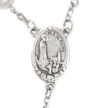 Load image into Gallery viewer, Sacred Heart of Jesus & Fatima Fresh Water Pearl Rosary (Big)