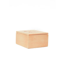 Load image into Gallery viewer, Wooden Dual Rosary Box with Replaceable Wood Lid