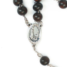 Load image into Gallery viewer, Sacred Heart of Jesus & Fatima Kamagong Rosary (Medium)