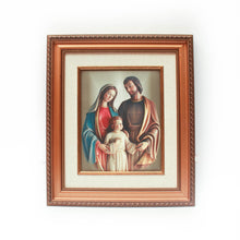 Load image into Gallery viewer, Framed Holy Family on Cloth