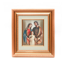 Load image into Gallery viewer, Framed Holy Family on Cloth