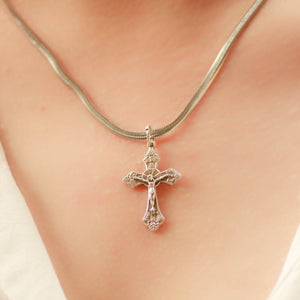 20" Crucifix Necklace