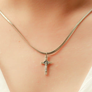 20" St. Benedict Crucifix Necklace