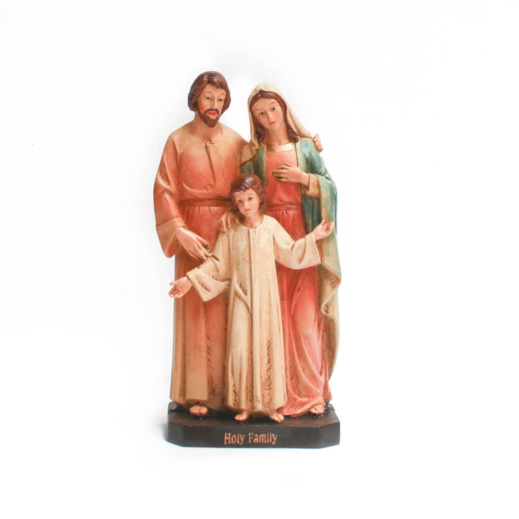 Holy Family Statue (Colored, Antique Finish)