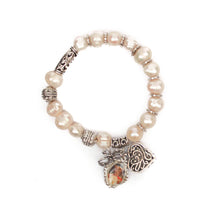 Load image into Gallery viewer, Sto. Nino Freshwater Pearl Bracelet
