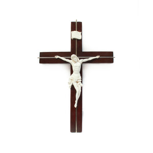 White Corpus Crucifix