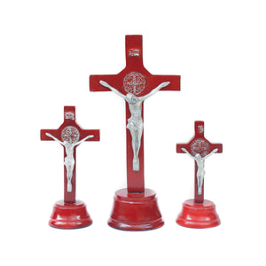 Saint Benedict Standing Crucifix