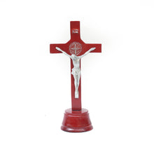 Load image into Gallery viewer, Saint Benedict Standing Crucifix

