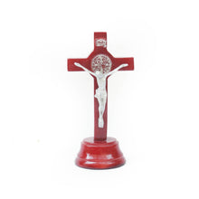 Load image into Gallery viewer, Saint Benedict Standing Crucifix
