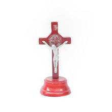 Load image into Gallery viewer, Saint Benedict Standing Crucifix
