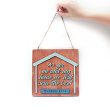 Load image into Gallery viewer, Joshua 24:15 Wall Decor
