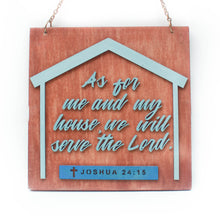 Load image into Gallery viewer, Joshua 24:15 Wall Decor
