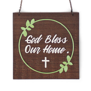 "God Bless Our Home" Wall Decor