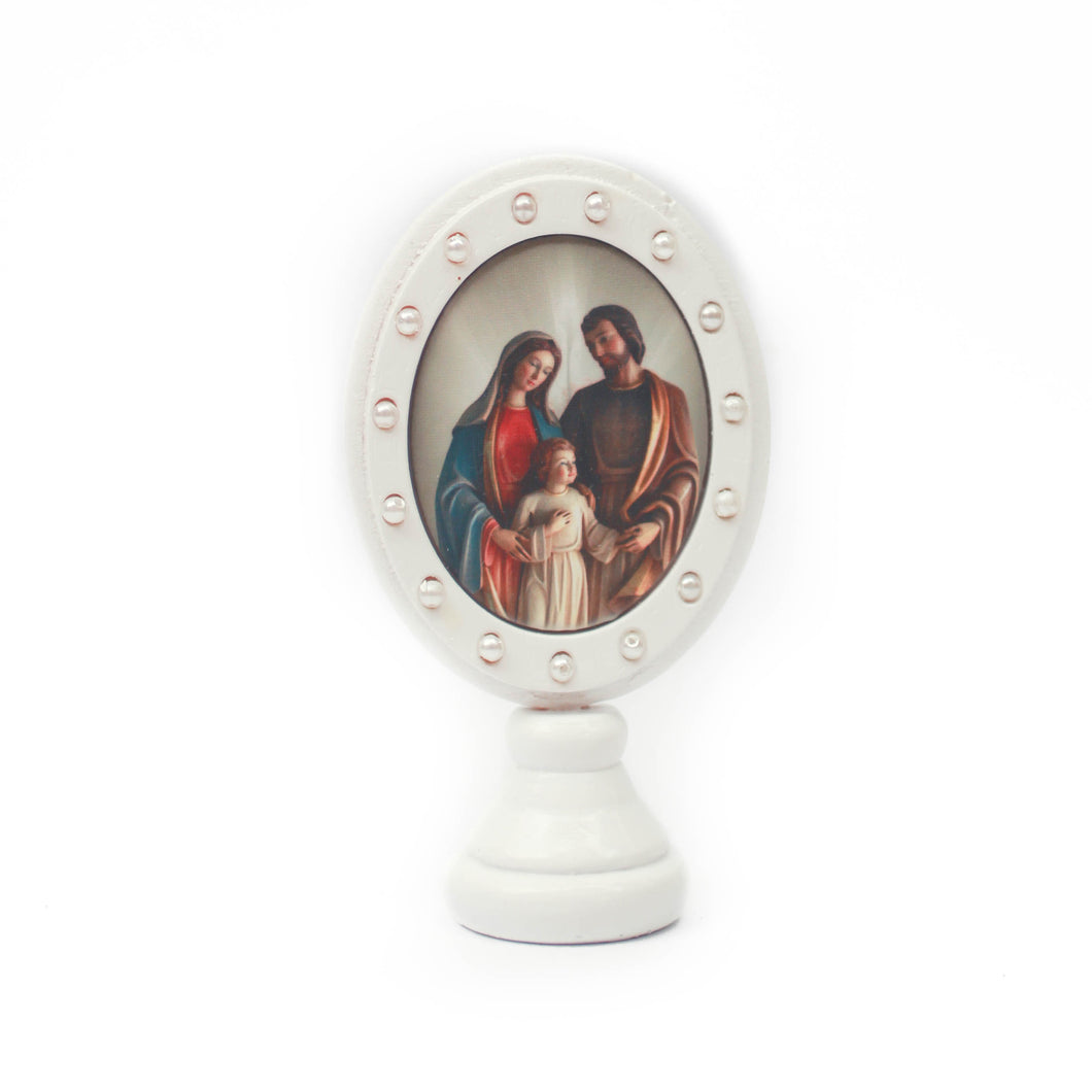 Holy Family Oval Table Decor