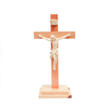 Load image into Gallery viewer, Wooden Crucifix with Stand
