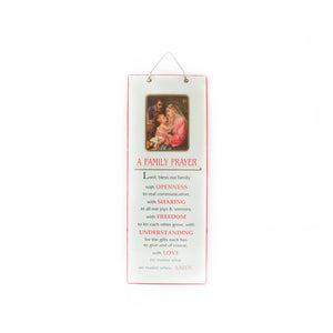 Laminated Family Prayer Poster