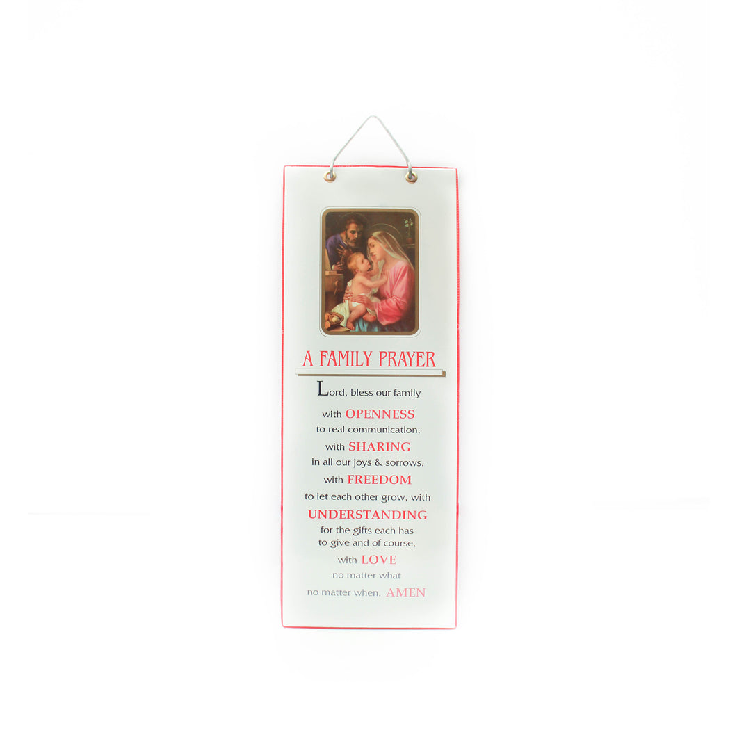 Laminated Family Prayer Poster