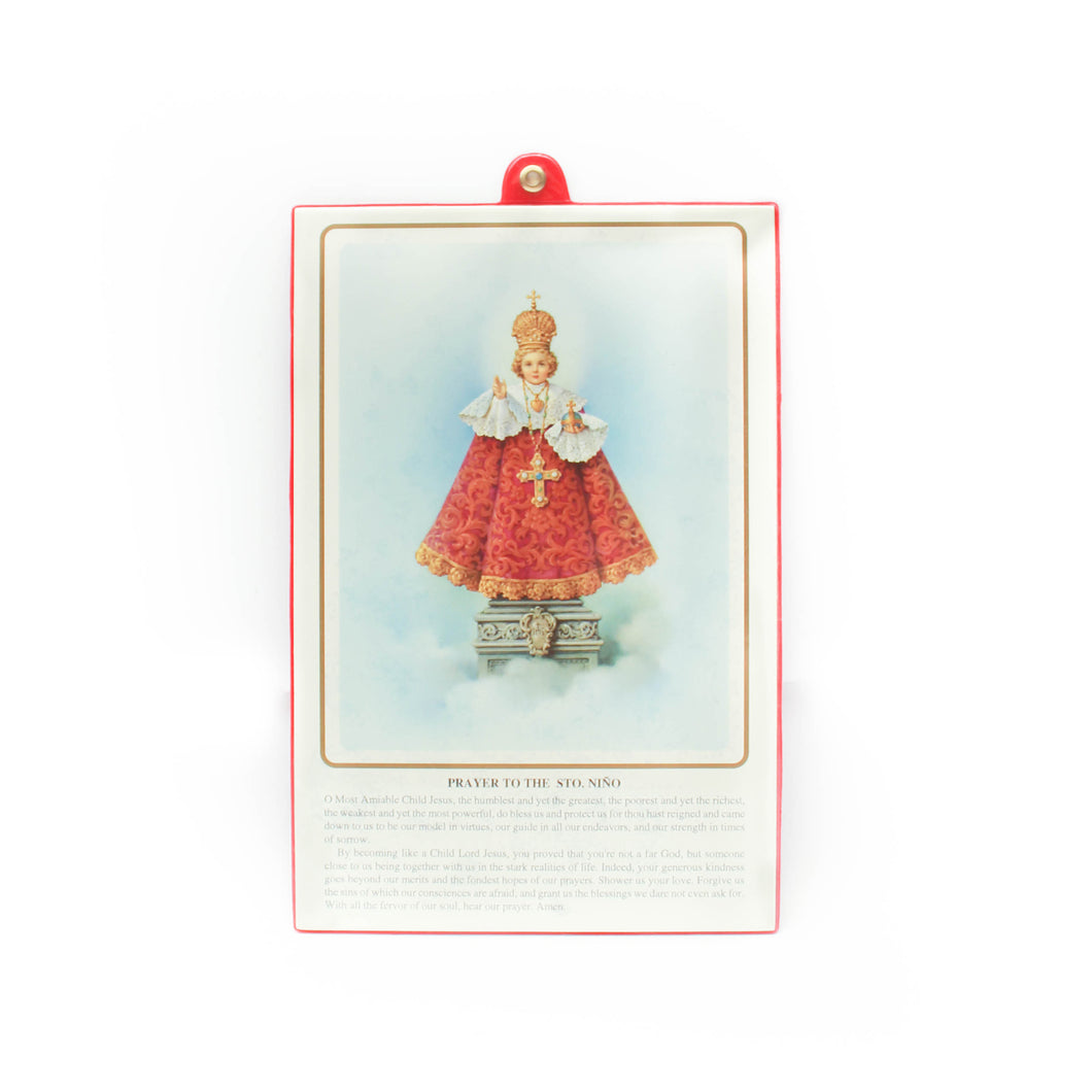 Laminated Sto. Nino Image with Prayer Poster