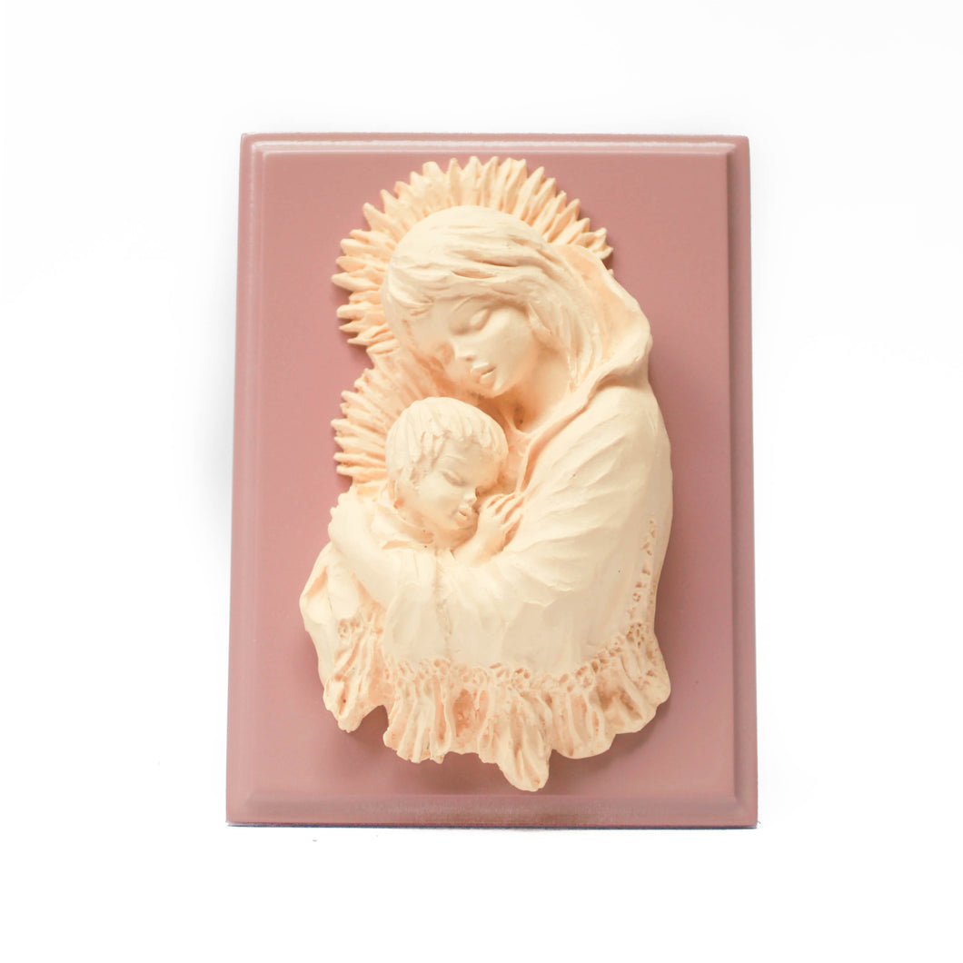 Madonna & Child Table Plaque