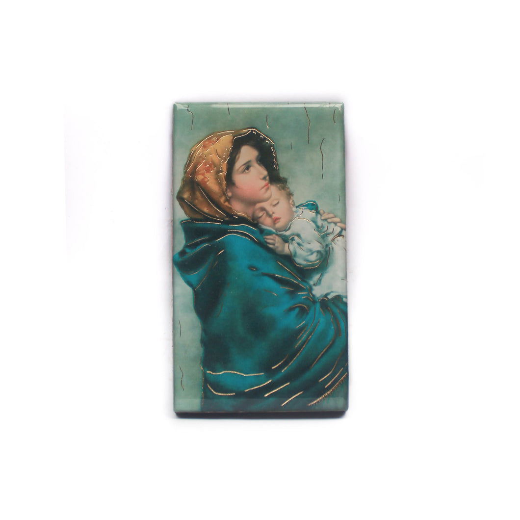 Madonna of the Streets Plaque in Resin