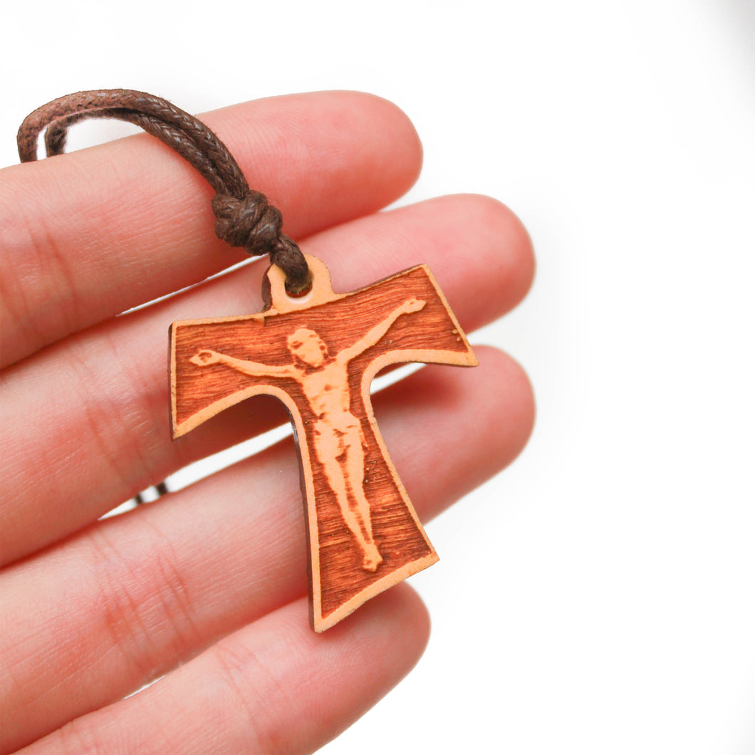 Tau Cross Necklace