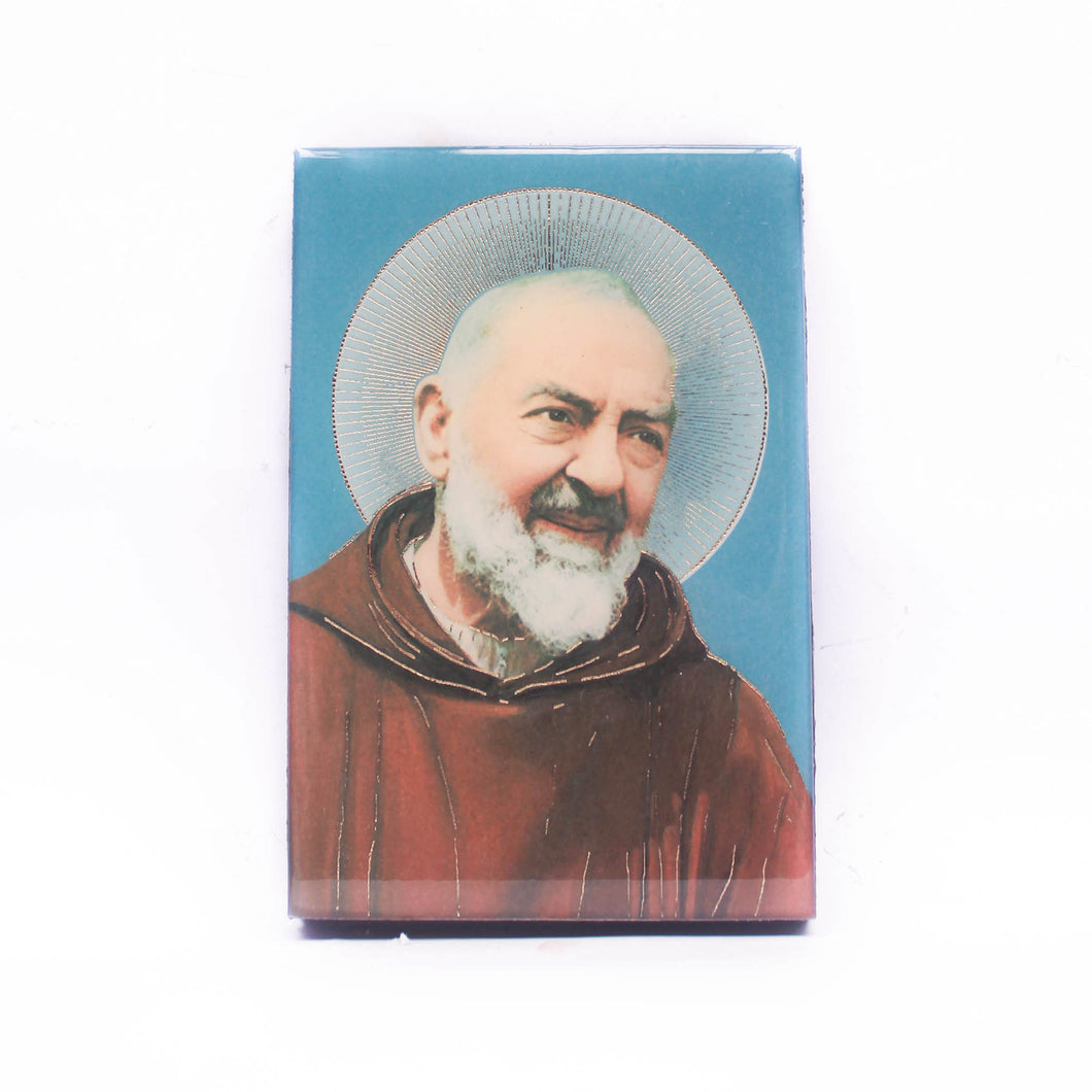 Padre Pio Plaque in Resin