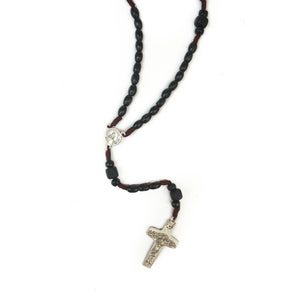 Pope Francis Cross Knotted Rosary