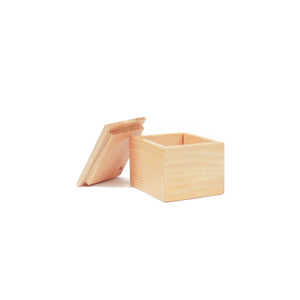 Baptism Rosary Box with Replaceable Wood Lid