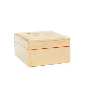 Hinged Wooden Dual Rosary Box