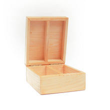 Load image into Gallery viewer, Hinged Wooden Dual Rosary Box
