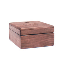 Load image into Gallery viewer, Hinged Wooden Dual Rosary Box
