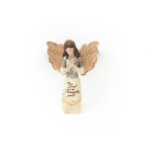 "The Lord Is My Strength" Kneeling Angel