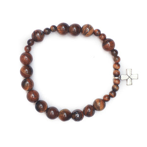 Tiger's Eye Rosary Bracelet