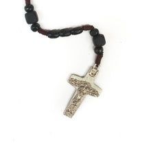 Load image into Gallery viewer, Pope Francis Cross Knotted Rosary
