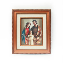 Load image into Gallery viewer, Framed Holy Family on Cloth
