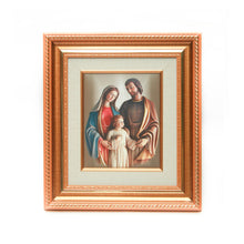 Load image into Gallery viewer, Framed Holy Family on Cloth
